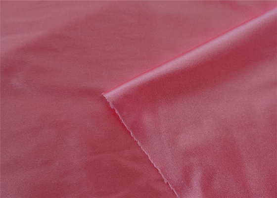 Shiny 95% Polyester 5% Spandex Fabric Stretch Satin For Sleepwear Dress