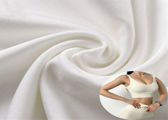 Shiny Smooth Nylon Spandex Fabric 4 Way Stretch For Yoga Wear