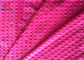 Embossed 100% Polyester Soft Velboa / Minky Dot Minky Plush Fabric