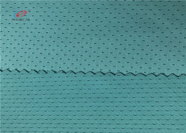 Blue Elastic Sports Mesh Fabric 95% Polyester 5% Spandex For Sportswear