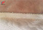 2 Pile Height Polyester Knitted Minky Plush Fabric Solid Color Soft Velboa